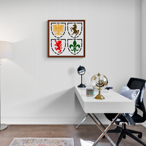 coat of arms stencil