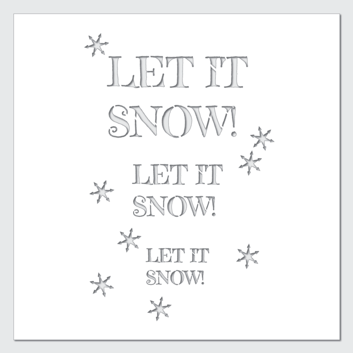 christmas decor stencil
