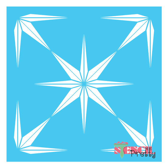 compass rose stencil