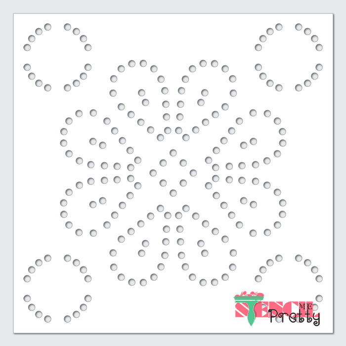 Bohemian Blossom Stencil