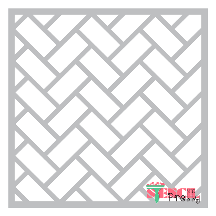 brick pattern stencil