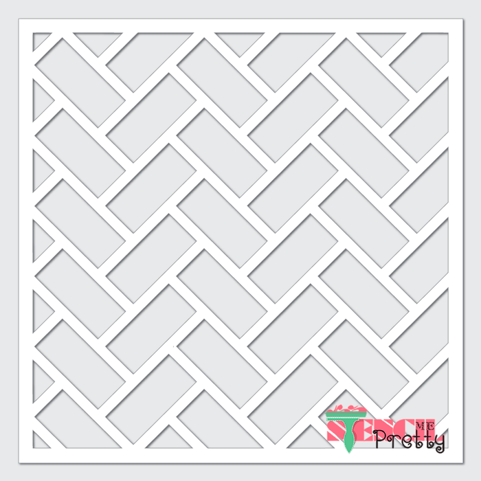 brick pattern stencil
