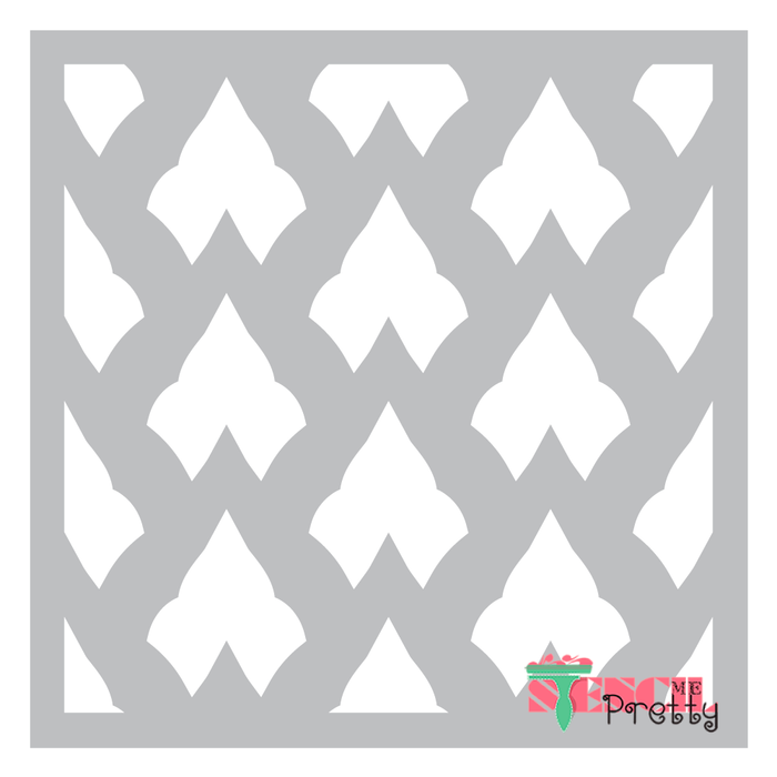 moroccan star stencil