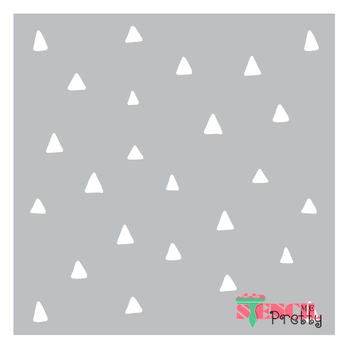 geometric wall stencil