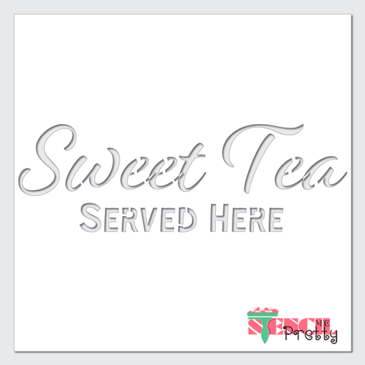 tea shop stencil