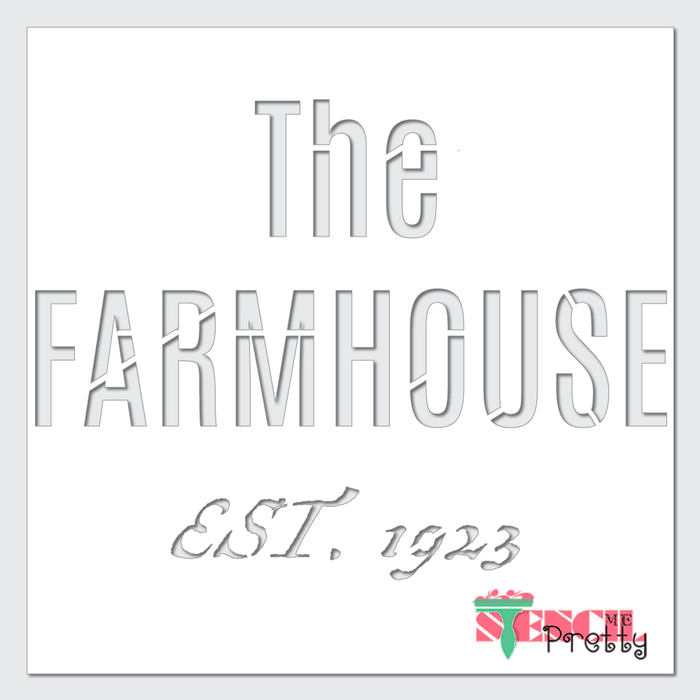 the farmhouse stencil