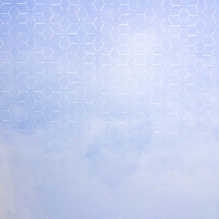 modern petals stencil