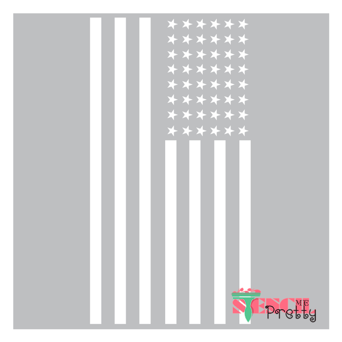 stars and stripes stencil