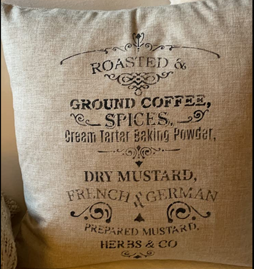 mustard stencil