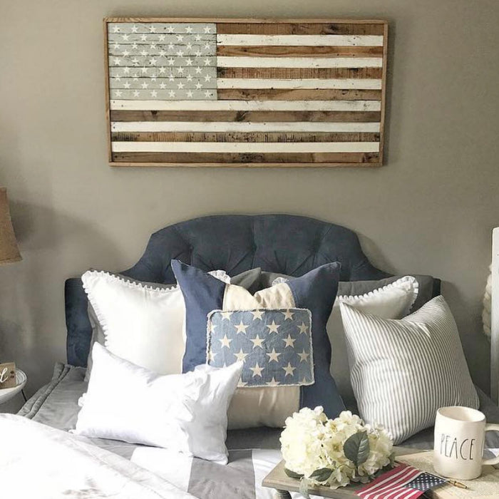 american flag stars stencil