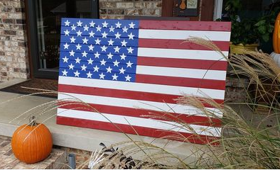 american flag stars stencil