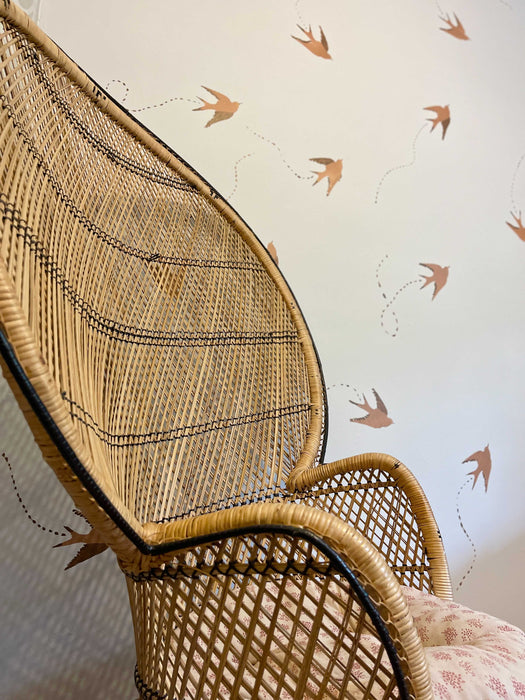 flock of birds stencil