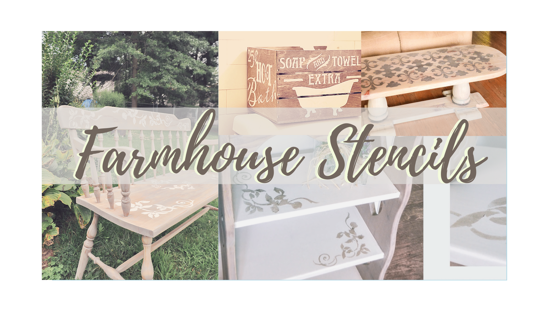 Give Your Space a Farmhouse Feel with Stencils!