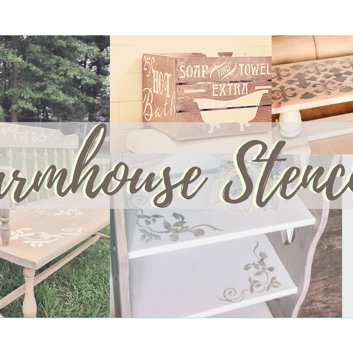 Give Your Space a Farmhouse Feel with Stencils!