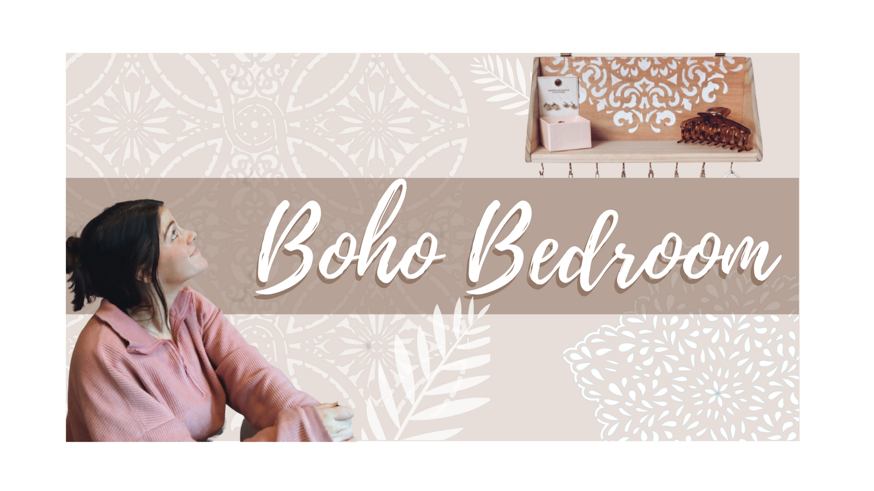 Stenciled DIY Boho Bedroom Ideas!