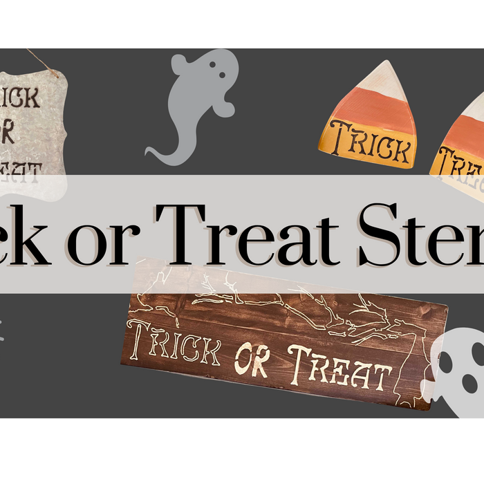 3 Trick or Treat Stencil Projects to Decorate this Halloween!