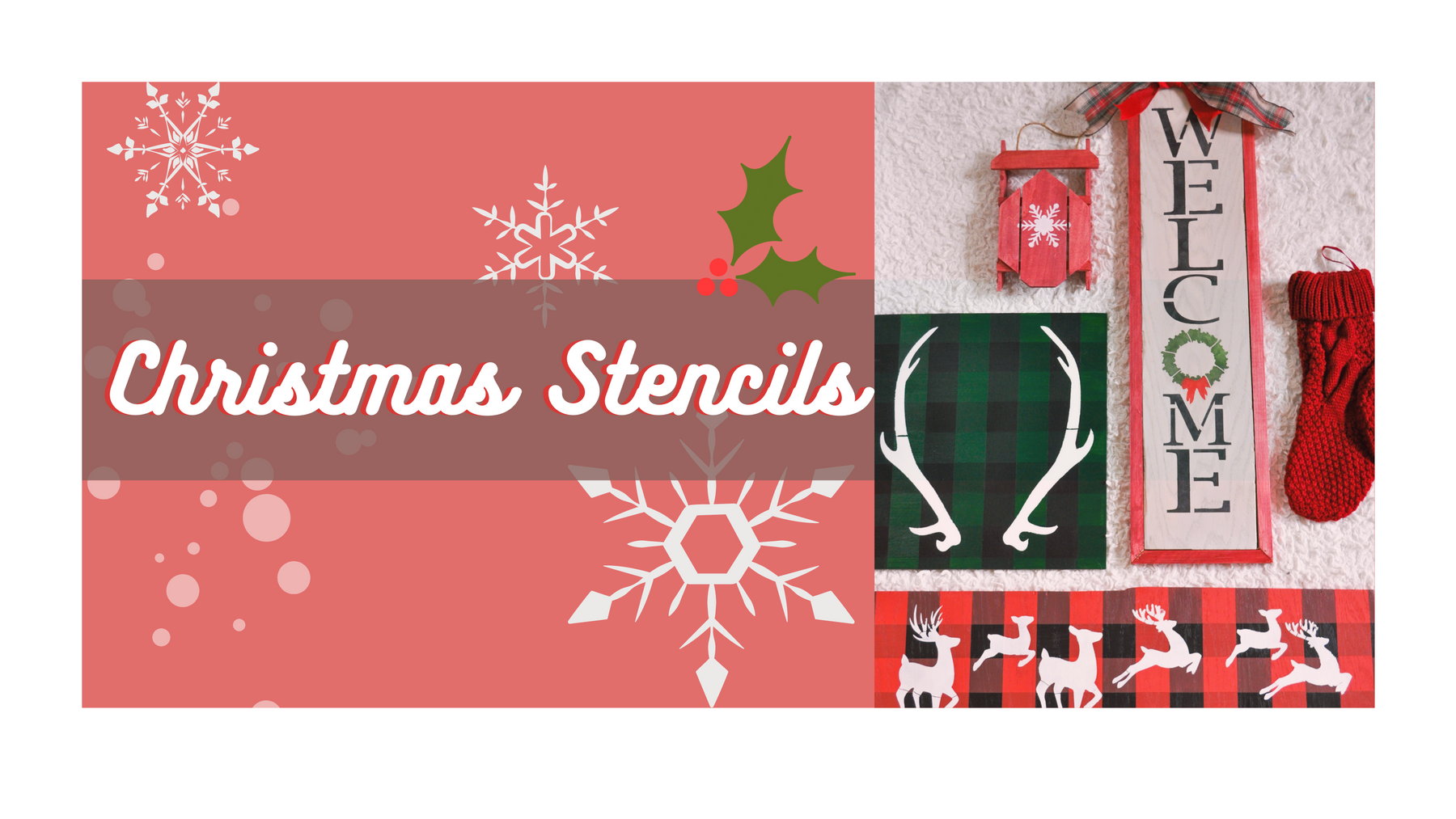 Stepping into the Christmas Season with Stencils!