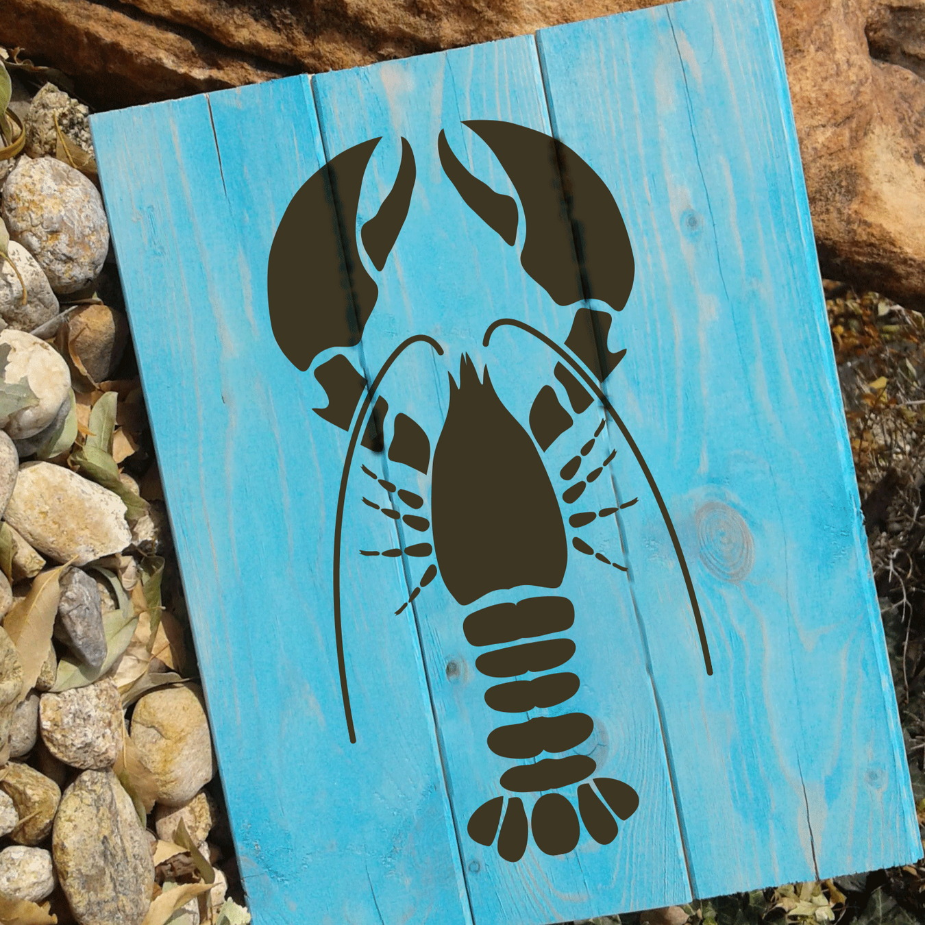 Mississippi Lobster stencil