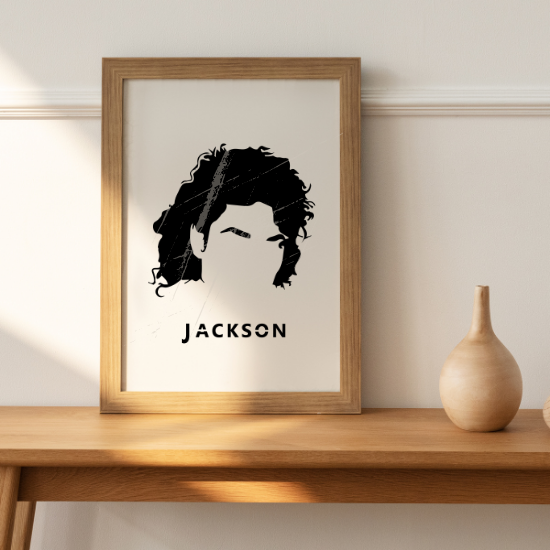 Michel Jackson retro stencil