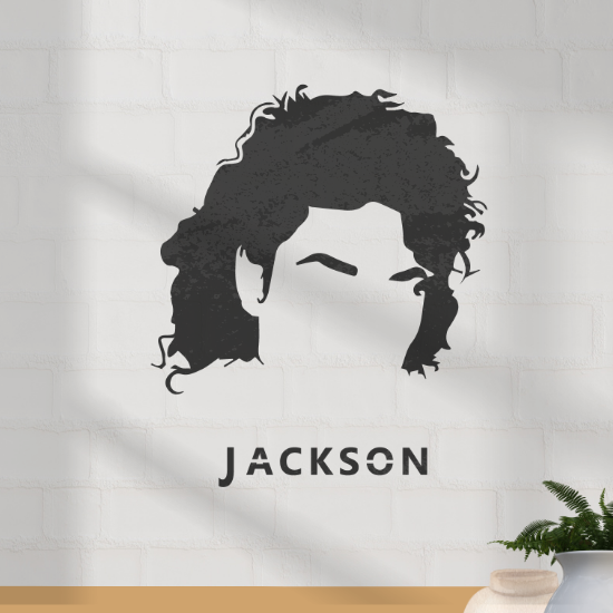 Michel Jackson retro stencil