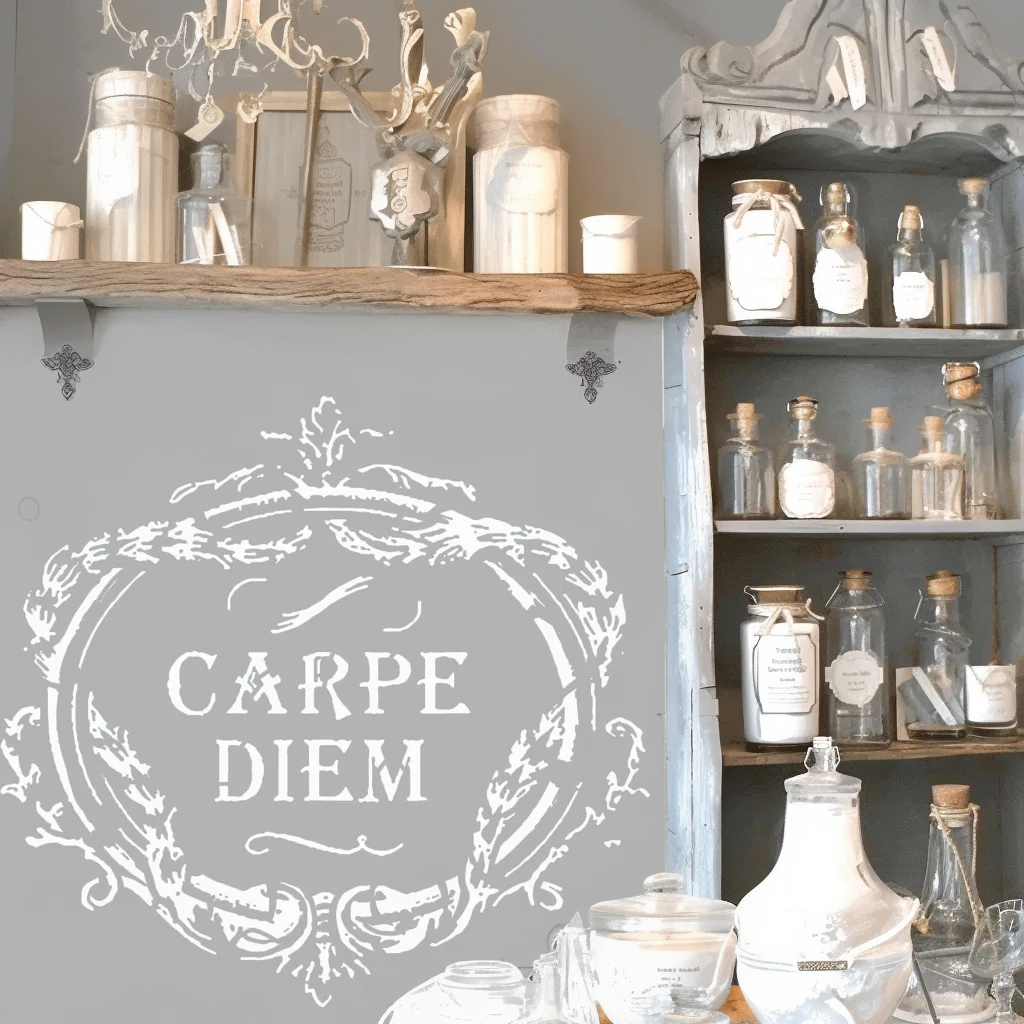 carpe diem stencil