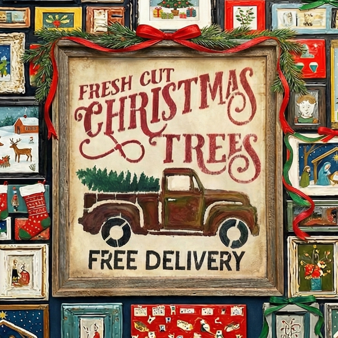 Fresh Cut Christmas Trees Holiday Décor