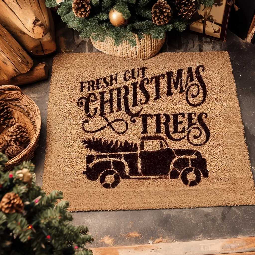 christmas decor stencil