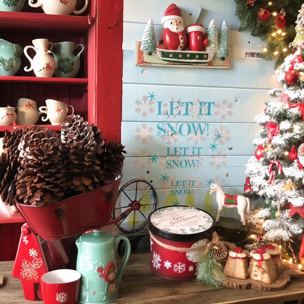 christmas decor stencil