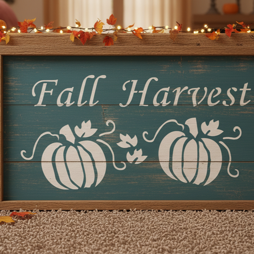 fall harvest stencil