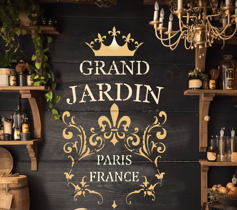 Grand Jardin Chic French Rustic Garden