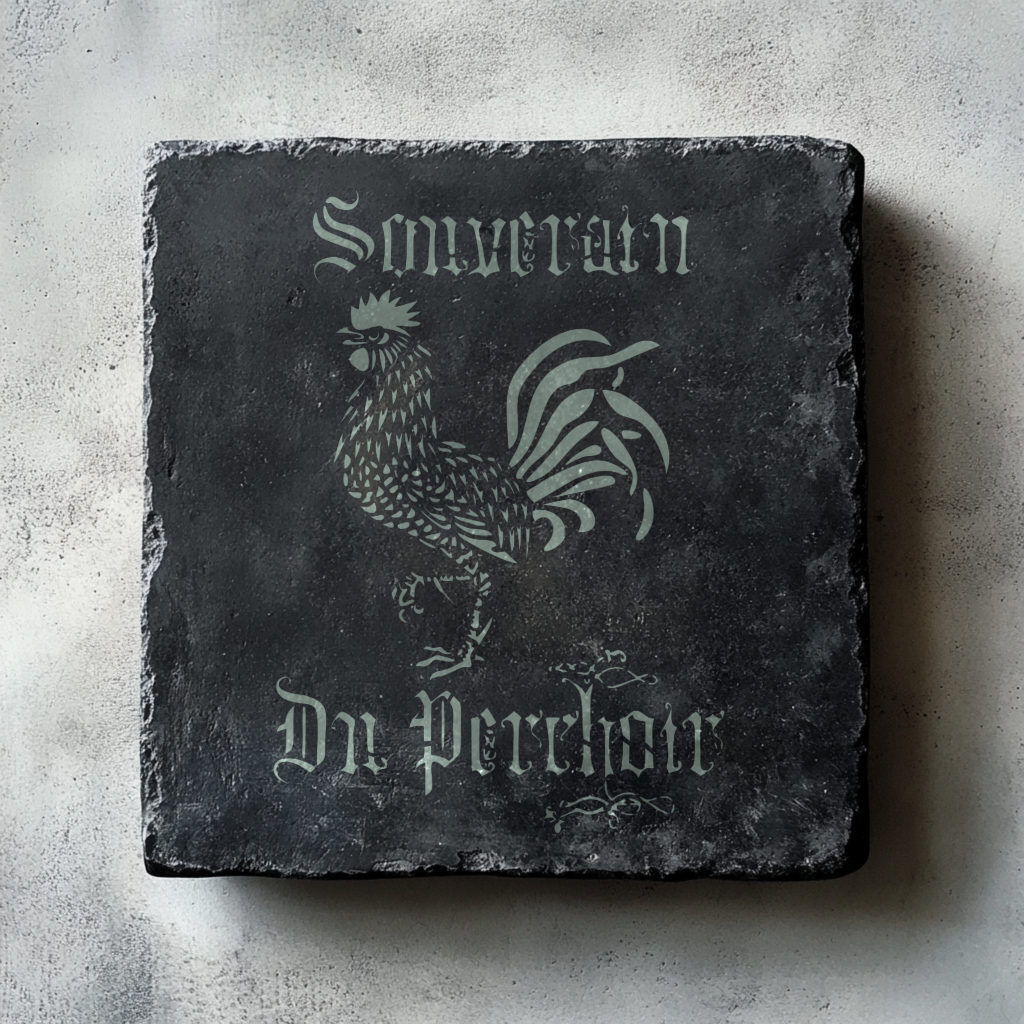 french rooster stencil