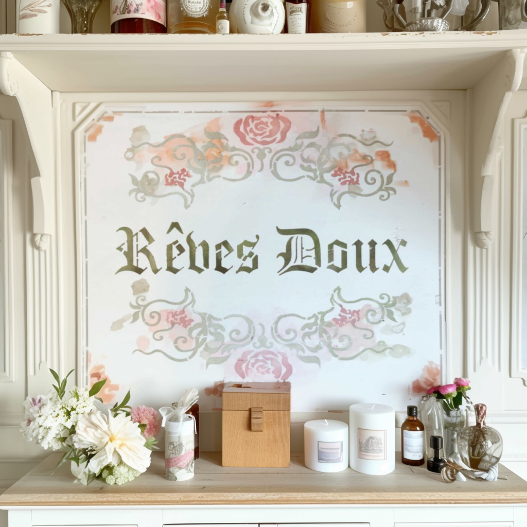 sweet dreams stencil