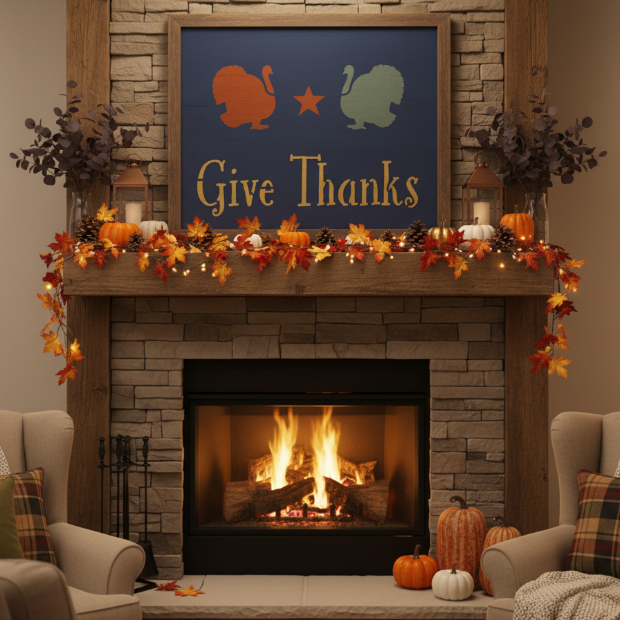 thanksgiving stencil