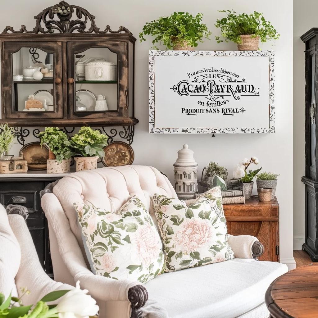 french chocolate stencil