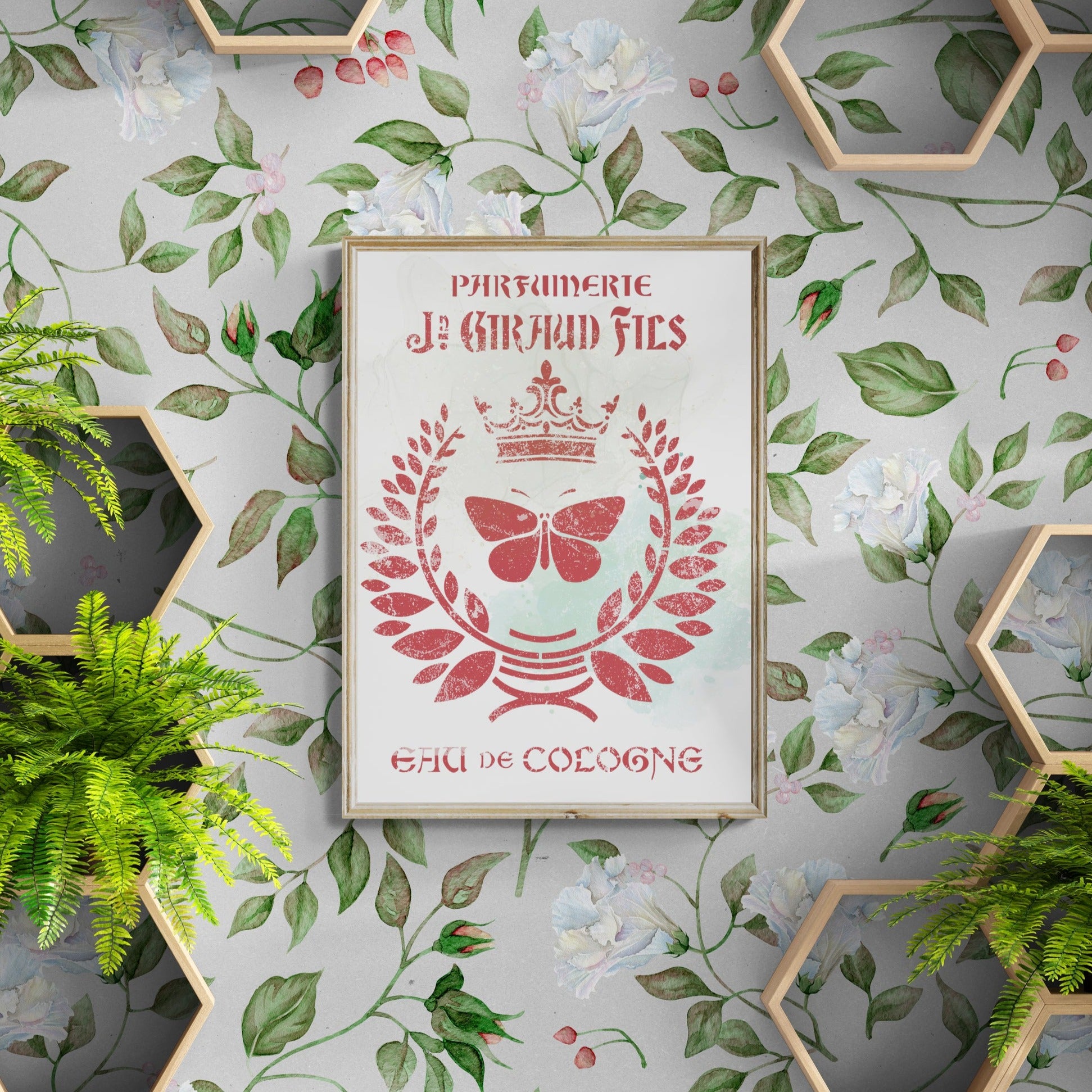 eau de cologne stencil