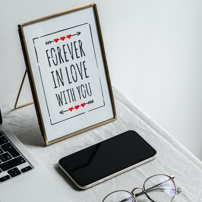 Forever In Love With You Valentines Sign