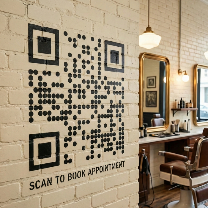 Custom QR Code Stencil
