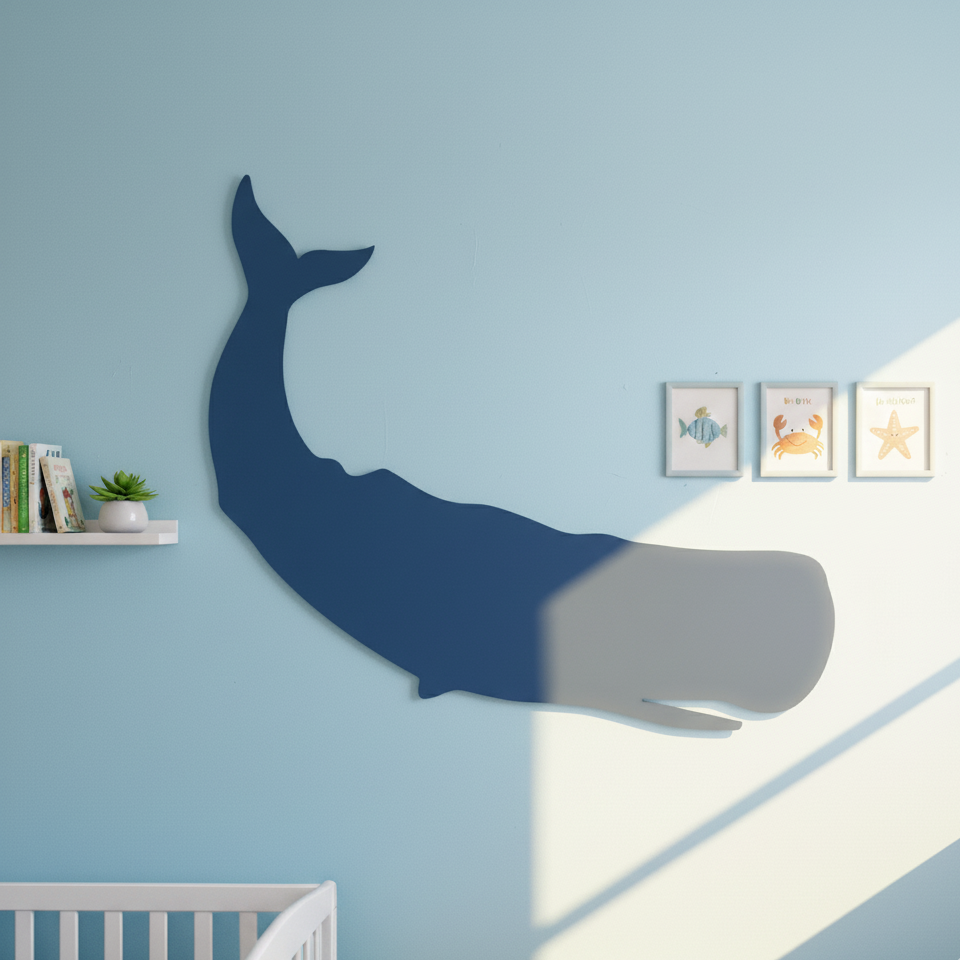 Blue Whale Craft & Decor Template