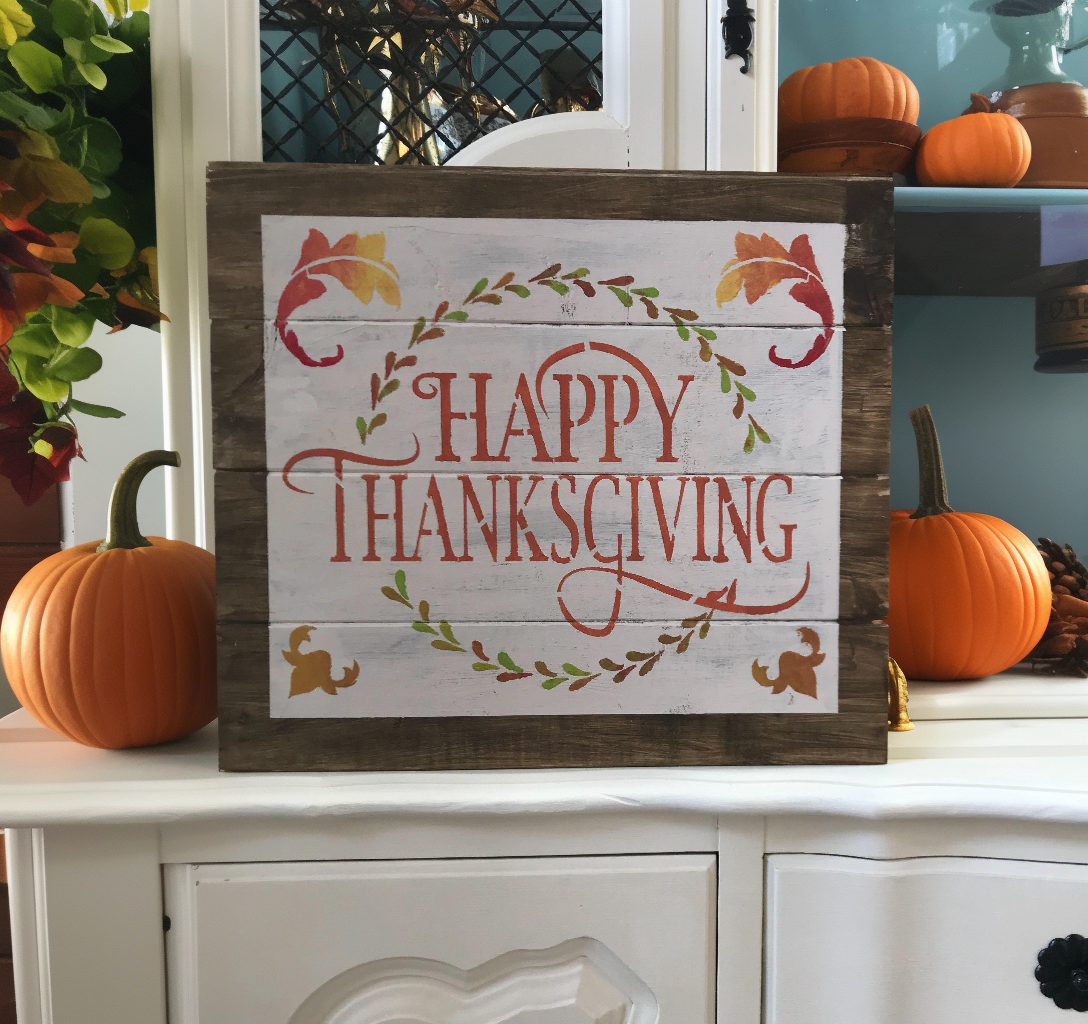 Thanksgiving stencil