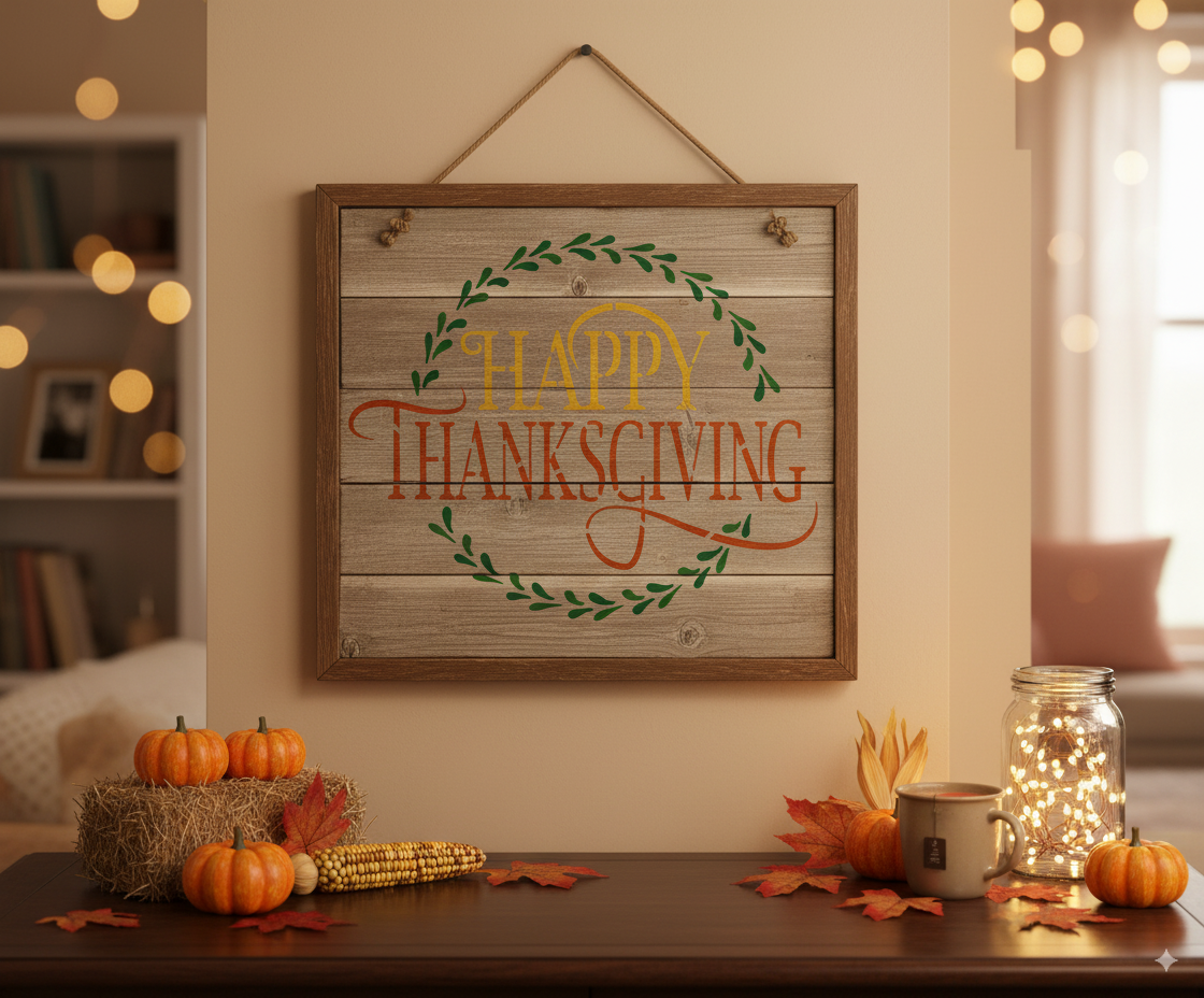 Thanksgiving stencil