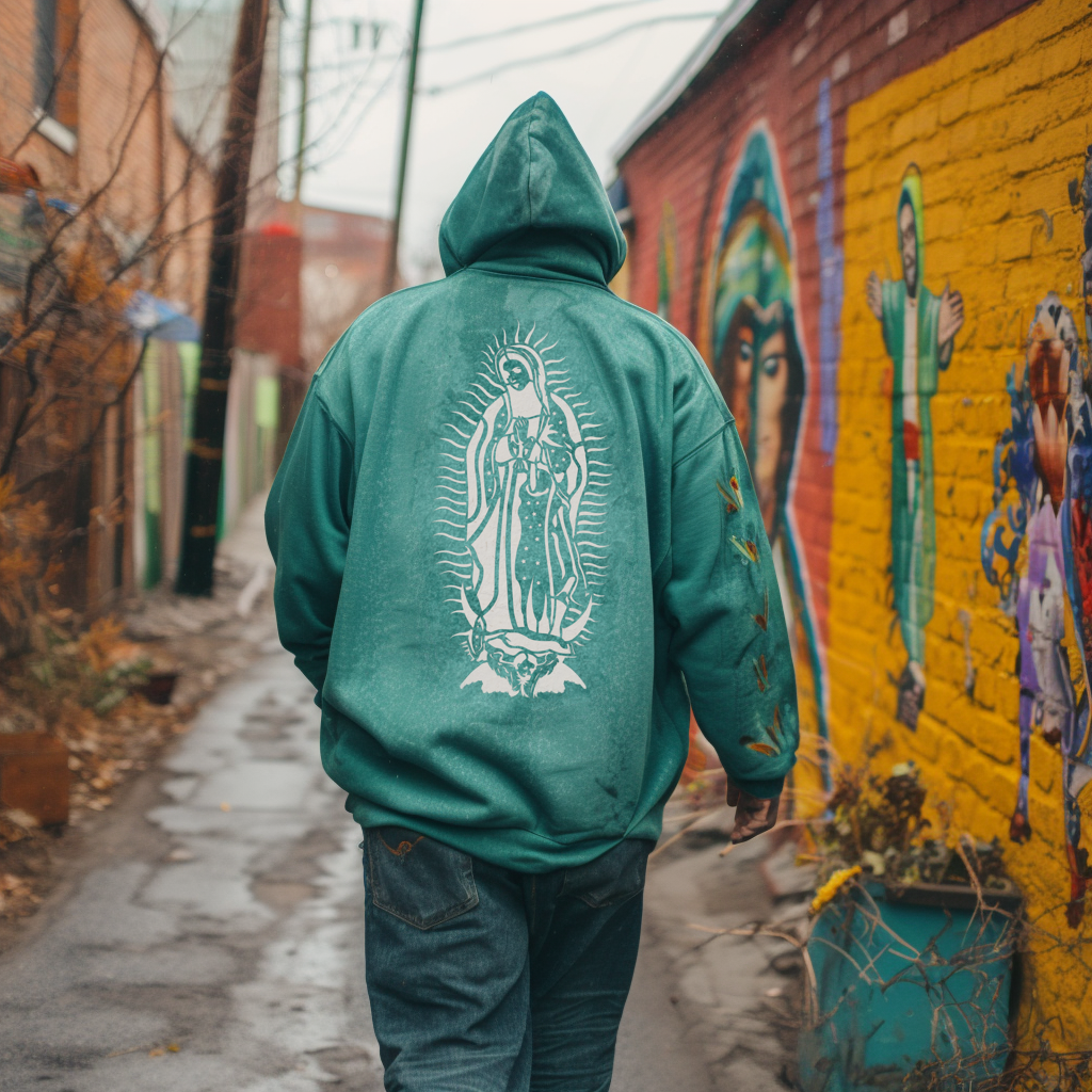 lady of guadalupe stencil