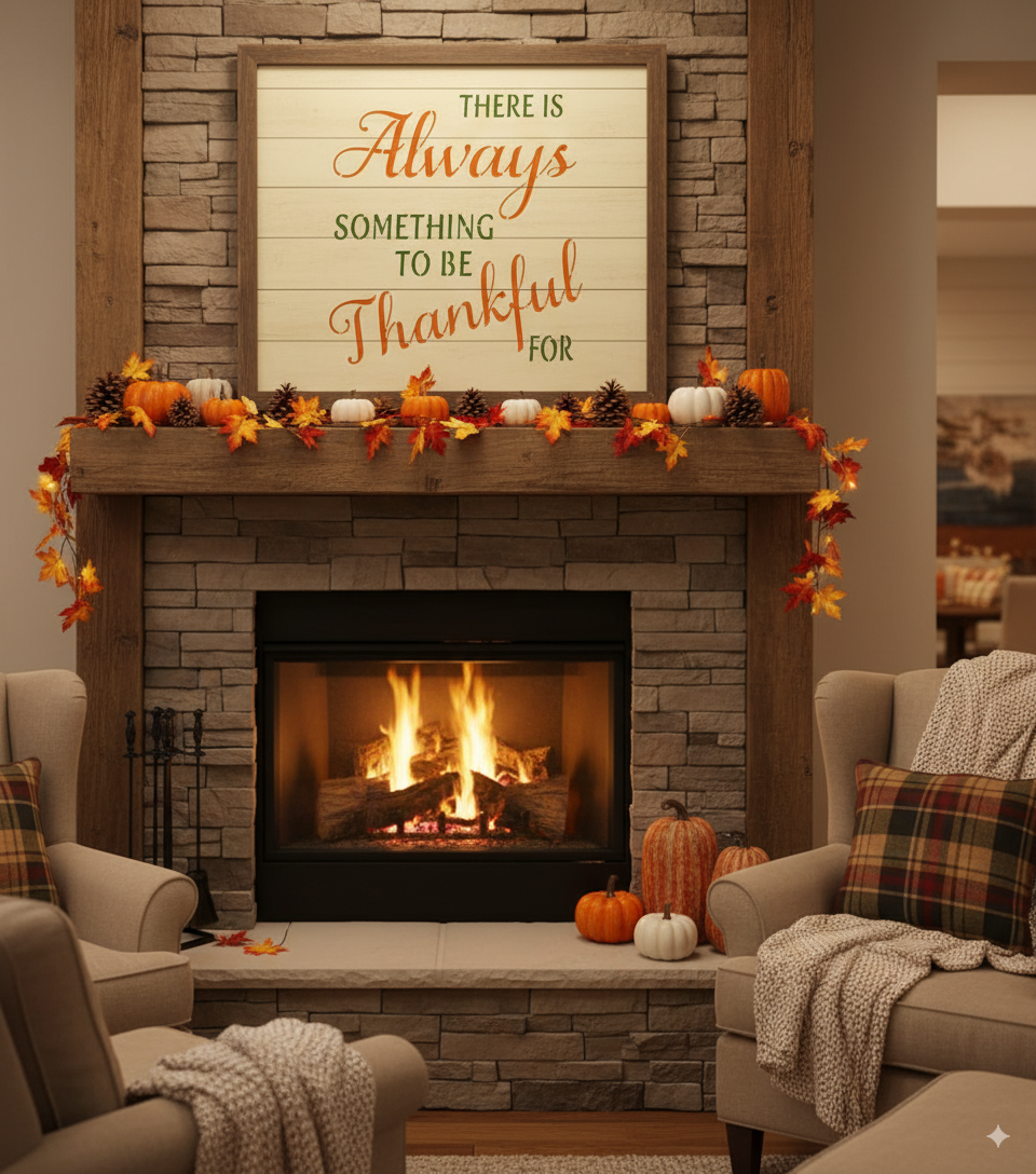 always thankful stencil