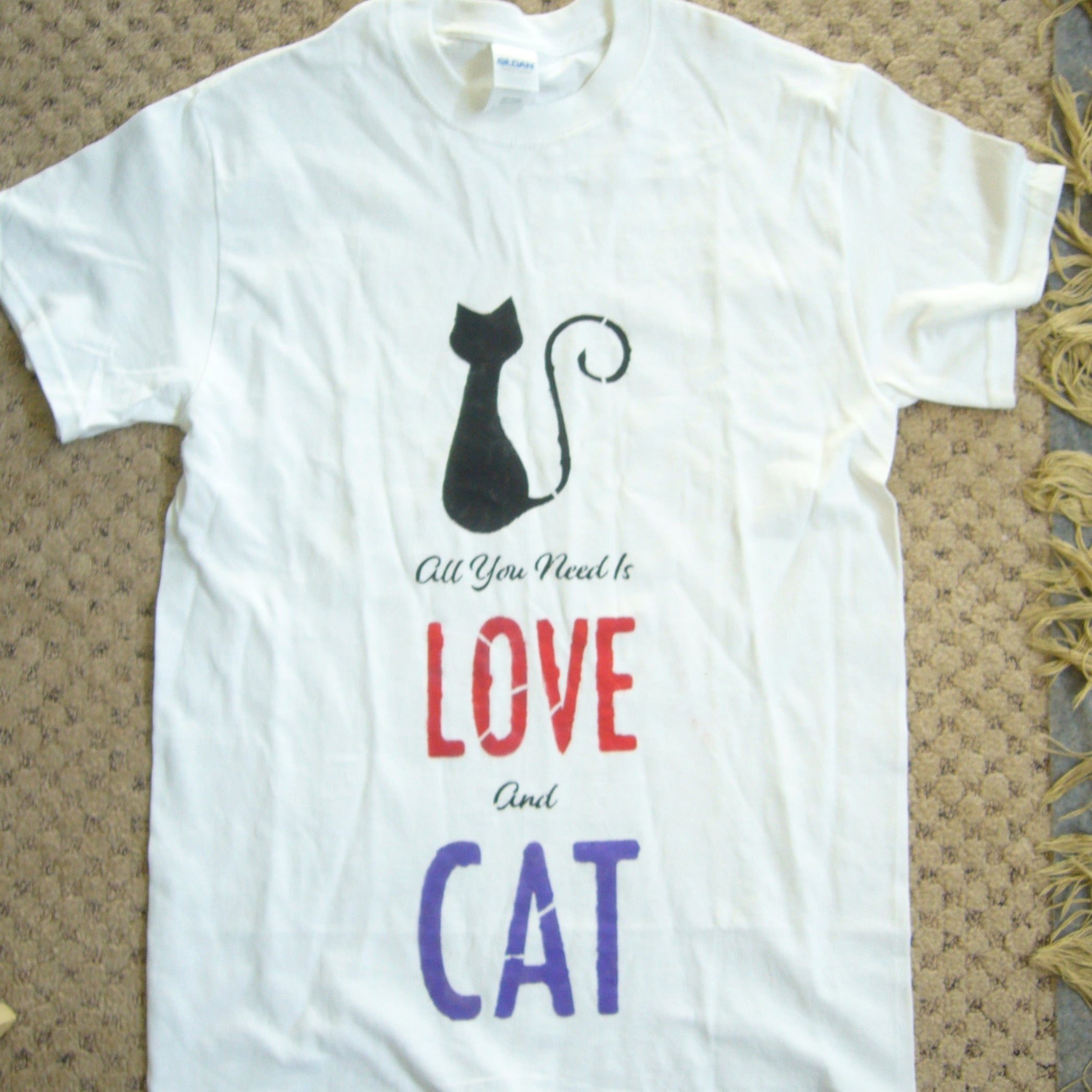 All You Need Is Love Feline Cat Lovers stencil