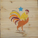 primitive rooster stencil