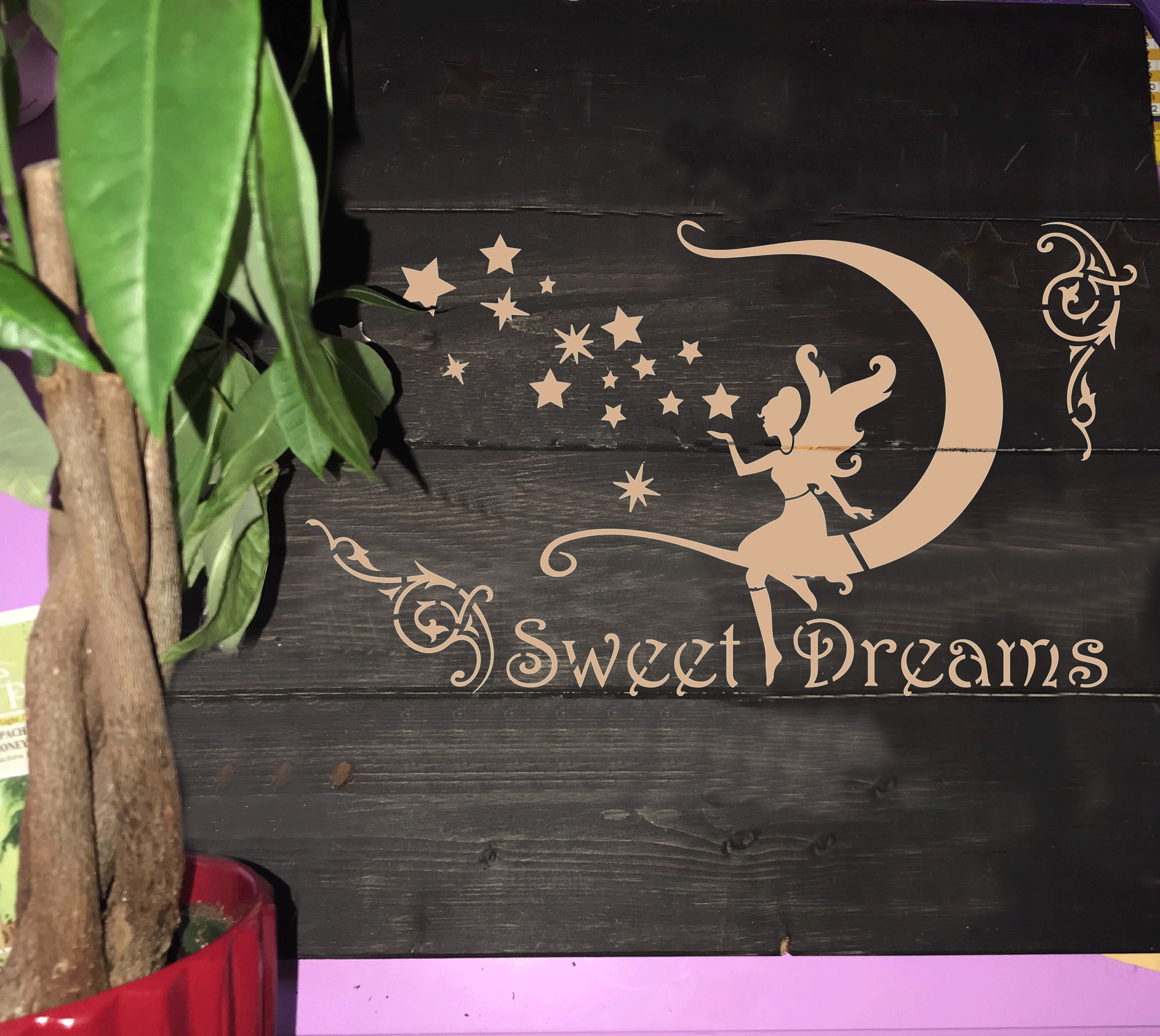 sweet dreams stencil