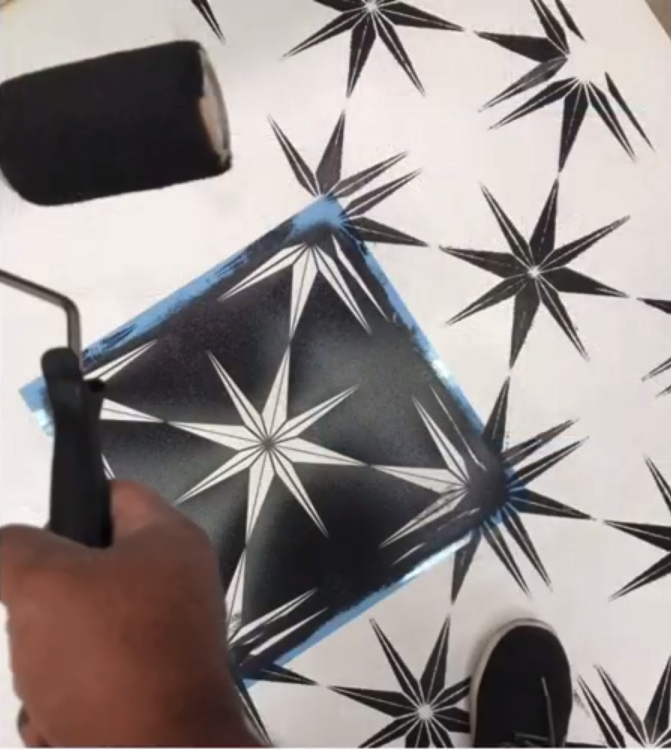 compass rose stencil