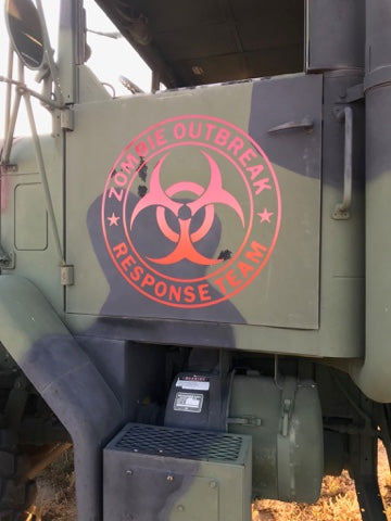 zombie outbreak stencil