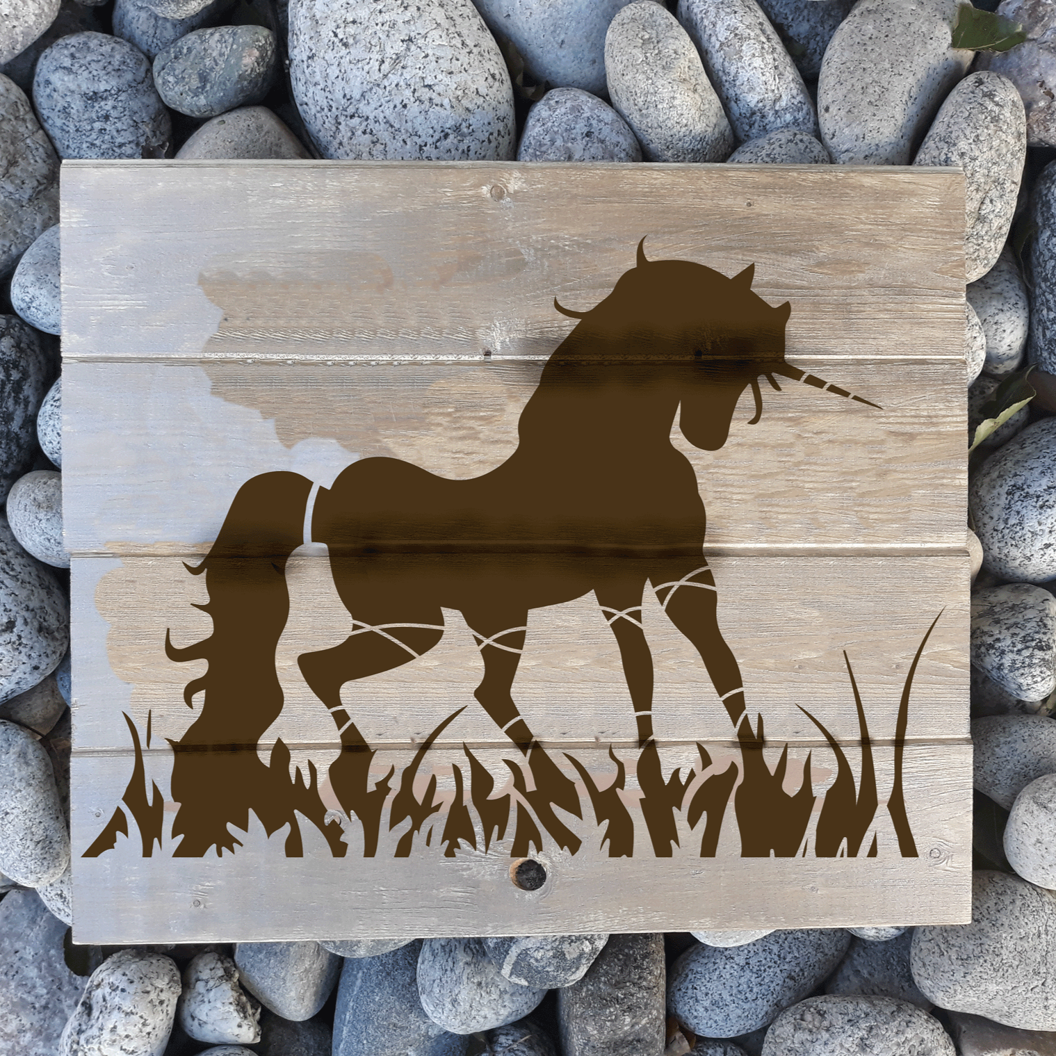 unicorn stencil