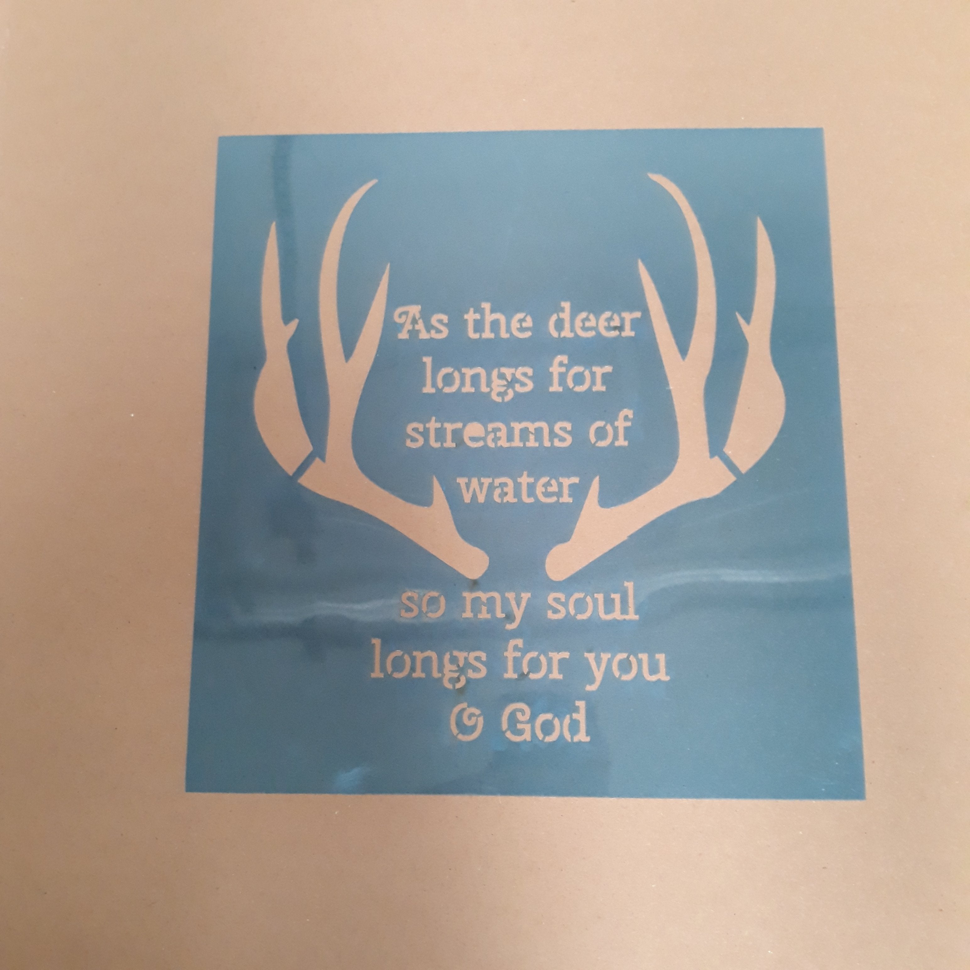 antler stencil