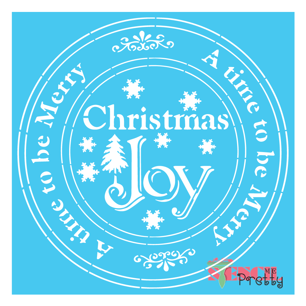 merry christmas stencil